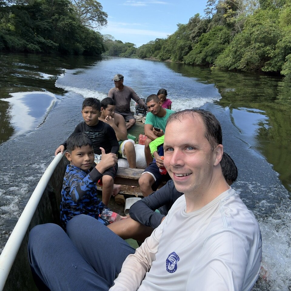 Having a great day at the river with the Secaida family